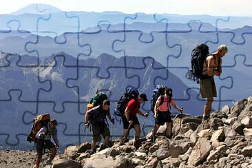 MOUNTAIN CLIMBING jigsaw puzzle