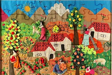 cueillette des pommes jigsaw puzzle