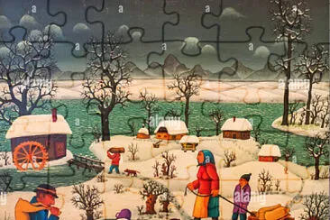 jeux d 'hiver jigsaw puzzle