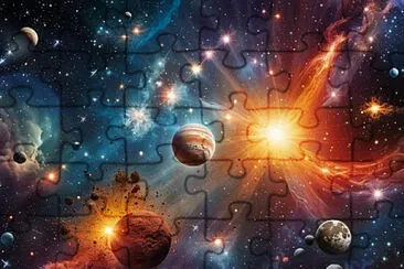 Pretty Planets jigsaw puzzle