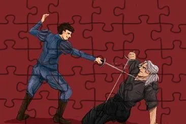 Jaskier   Geralt jigsaw puzzle