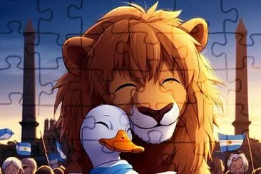 pato y milei jigsaw puzzle