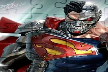 Superman Cyborg jigsaw puzzle