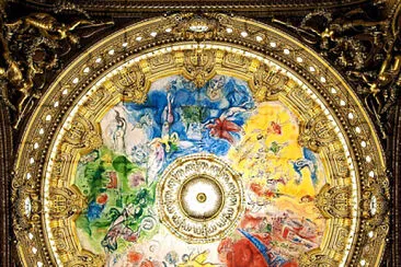 פאזל של Chagall plafond de l 'opéra