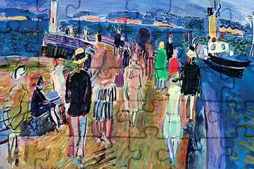 Dufy sur la jetée jigsaw puzzle