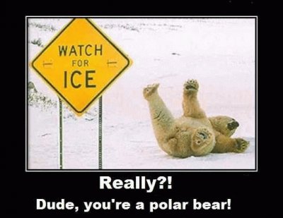 watch for ice