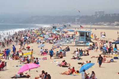 At the Beach-Santa Monica