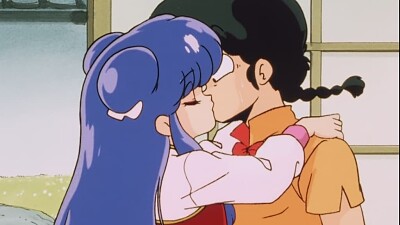 Shampoo besa a Ranma en los labios Ranma 1/2