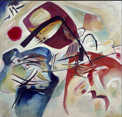 Kandinsky avec bleu