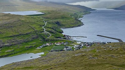 View over Eioi, Faroe Islands