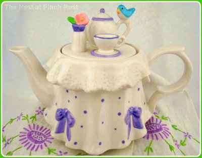 Polka Dot Tea Pot