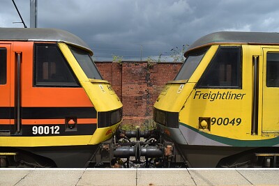 Class 90 's at Rugby