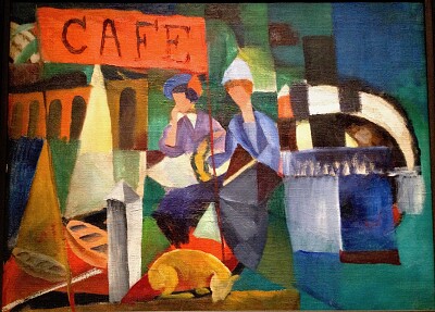 Macke café sur le lac