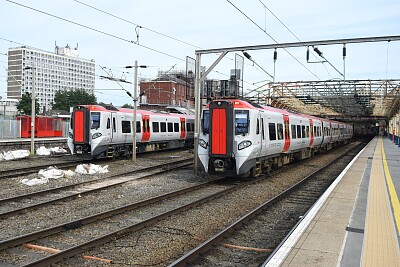 Trains at Crewe