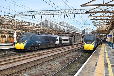 Pendalinos at Crewe 2