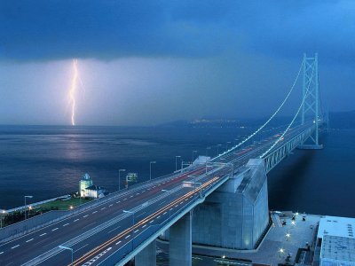 Puente y rayo