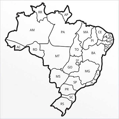 Mapa do Brasil