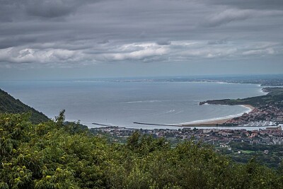 Hendaye vue du Jaizquibel