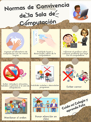 Reglas de la sala de computación