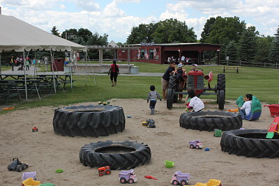 Playground on the farm