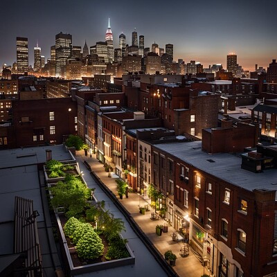 Warehouse District from the Drugstore Roof