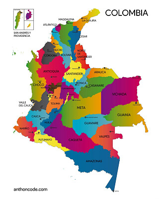 mapa de colombia