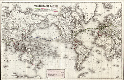 Historical Map of the World (1871)