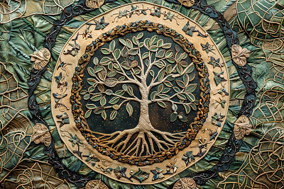 Spiritual Tree of Life Mandala