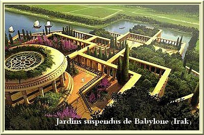 Jardins suspendus de Babylone (Irak)