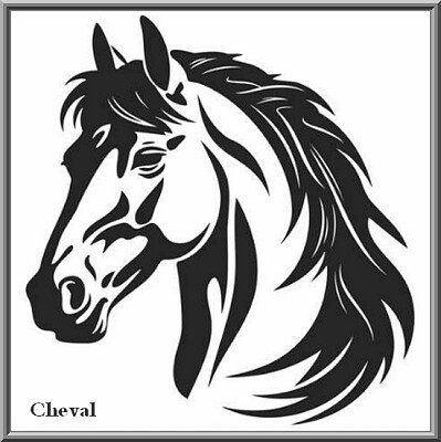 Dessin tête de cheval