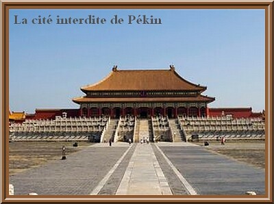 La cité interdite de Pékin