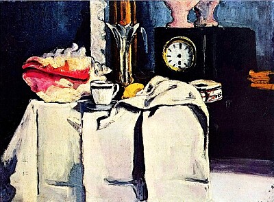 Cézanne l 'horloge noire