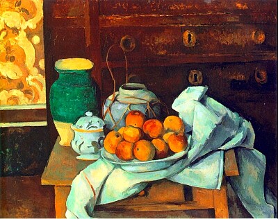 Cezanne nature morte à la commode