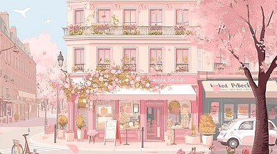 Cute - Mignonne Ville Rose