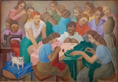 Tarsila do Amaral chez la couturière