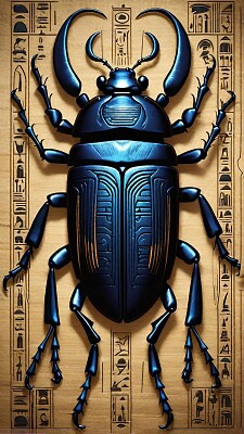 Ancient Egyptian Scareb Beetle