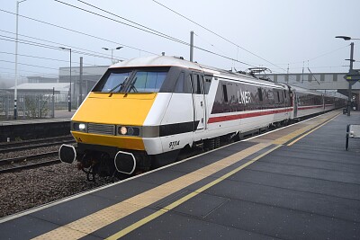 Class 91 at Peterborough