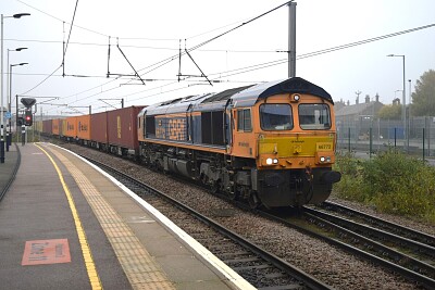 Class 66 at Peterborough