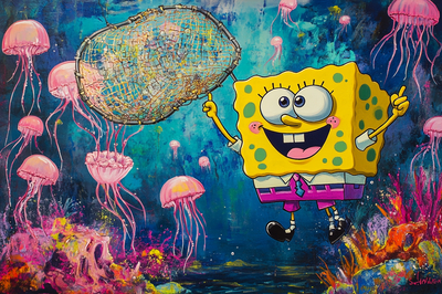 Spongebob's Jellyfishing Activity