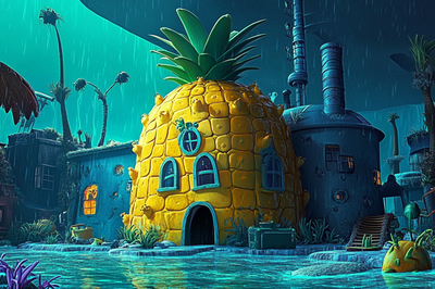 Spongebob's Pineapple House