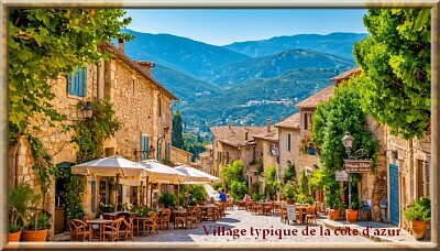 Village typique de la côte d 'Azur