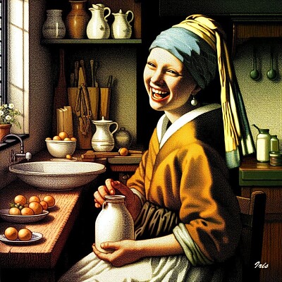 Imitation of Vermeer