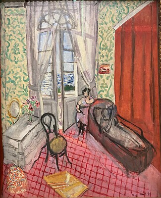 Matisse femme au canapé