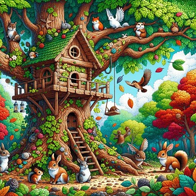 Casa infantil arbol