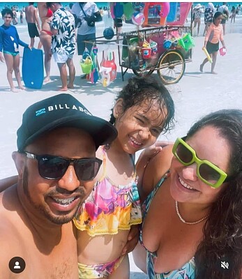 passeio na praia com minha familia