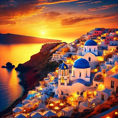 Santorini-Grecia