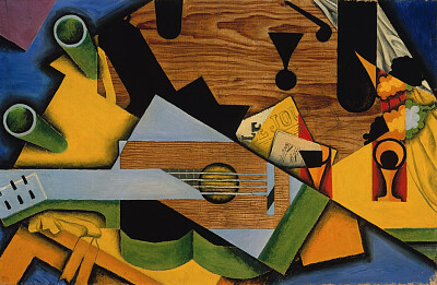 Juan Gris nature morte à la guitare