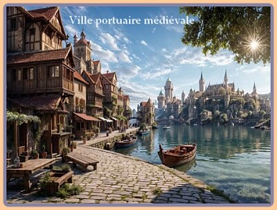 Ville portuaire médiévale