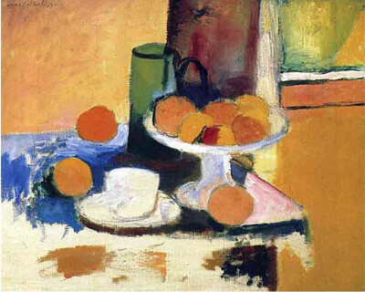 Matisse nature morte aux oranges 1912