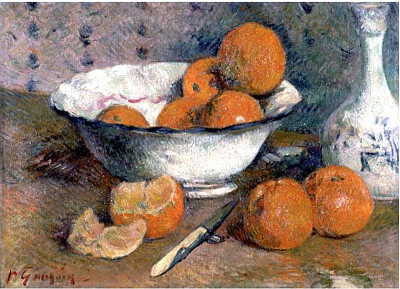 Gauguin nature morte aux oranges